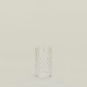 Clear Hobnail Crystal Tumbler