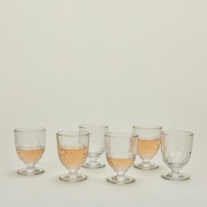 Honeycomb Textured Wine Glass Set
