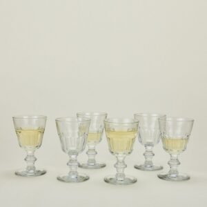 Vintage French-Style Wine Glass Set